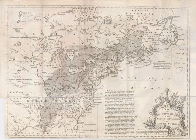 A Map of the British and French Settlements in North America