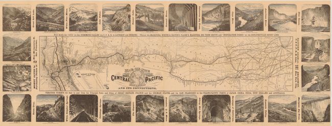 Map of the Central Pacific Railroad and its Connections