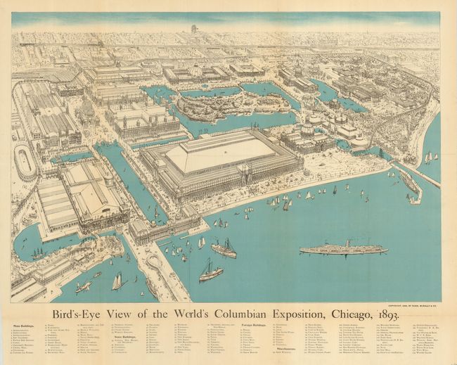 Bird's-Eye View of the World's Columbian Exposition, Chicago, 1893