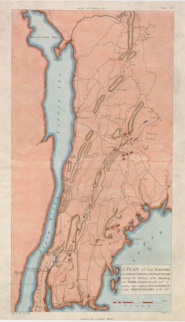 A Plan of the Country from Frogs Point to Croton River Shewing the Positions of the American and British Armies from the 12th of October 1776 untill the Engagement on the White Plains on the 28th