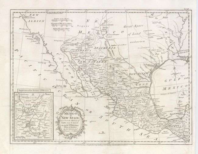 Mexico or New Spain in which the Motions of Cortes may be traced