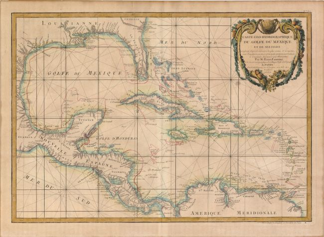 Carte Geo-Hydrographique du Golfe du Mexique et de Ses Isles