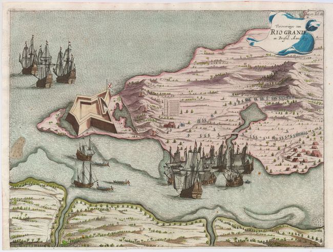 Veroveringe van Rio Grande in Brasil. Anno 1633