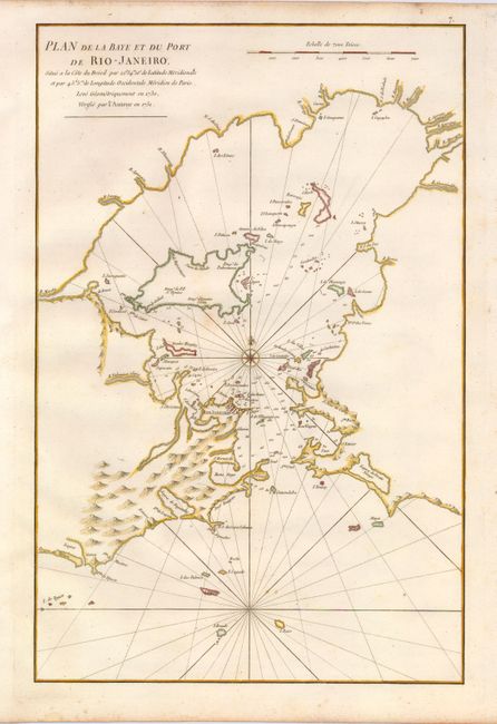 Plan de la Baye et Du Port de Rio-Janeiro