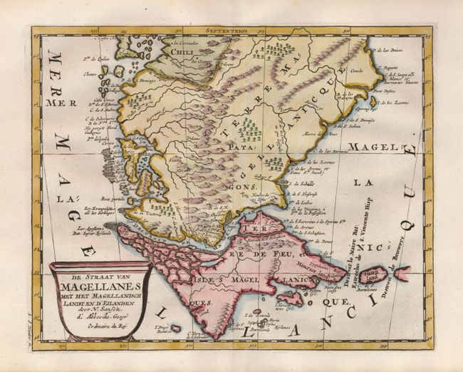 De Straat van Magellanes met het Magellanisch Landt en d'Eilanden