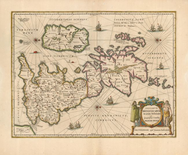 Insularum Britannicarum Acurata Delineatio ex Geographicis Conatibus Abrahami Ortelii