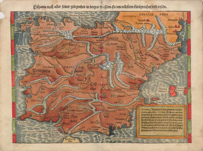Hispania nach aller seiner gelegenheit in bergen