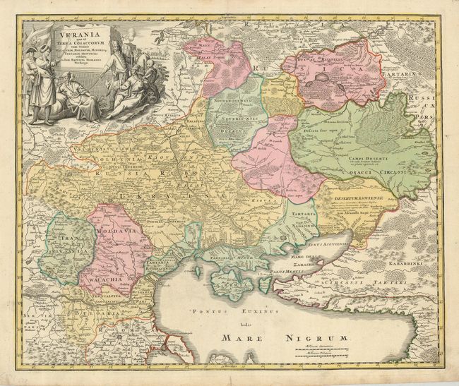 Ukrania quae et Terra Cosaccorum cum Vicinis Walachiae, Moldaviae, Minorisque Tartariae Provinciis Exhibita