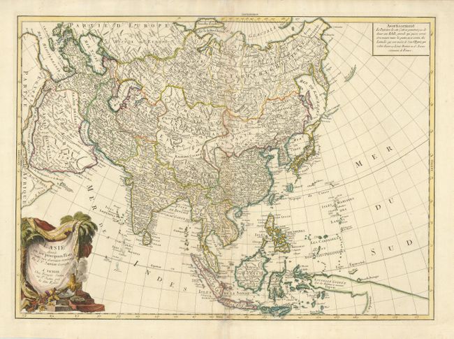 L'Asie divisee en ses principaux Etats assujettie aux observations astronomiq.