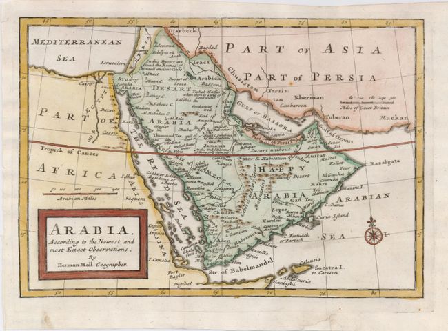 Arabia, According to the Newest and Most Exact Observations