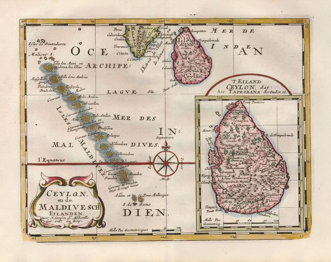 Ceylon, en de Maldivesche Eilanden