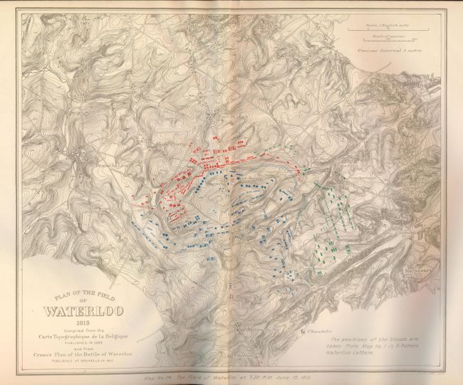 An Atlas of the Campaign of Waterloo by John Codman Ropes
