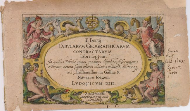P Bertij Tabularum Geographicarum Contractarum Libri Septem.