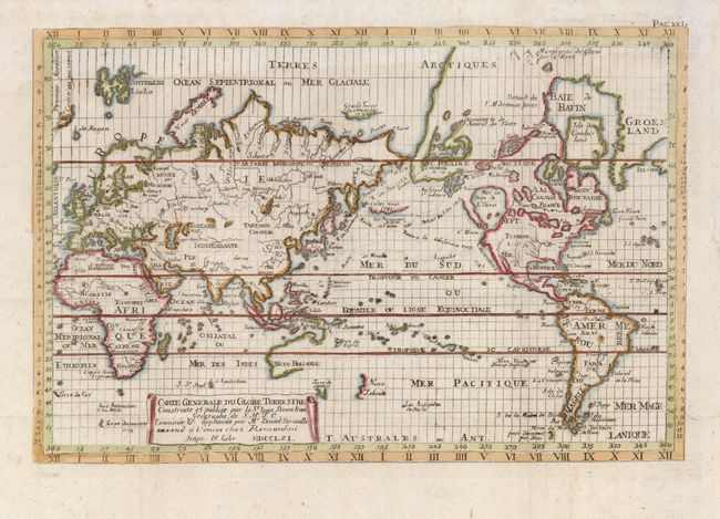 Carte Generale du Globe Terrestre 