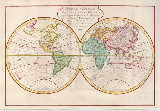 Mappe-Monde ou Description du Globe Terrestre