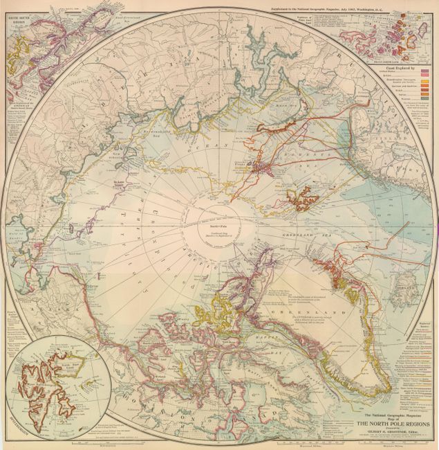Map of the North Pole Regions