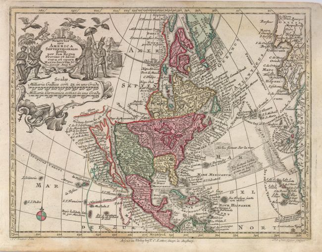 Nova Orbis sive America Septentrionalis Divisa per sua Regna Provinc: et Insul: cura et opera