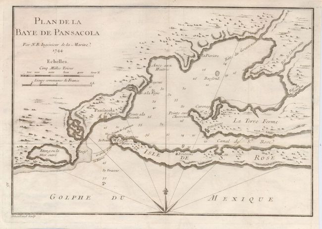 Plan de la Baye de Pansacola