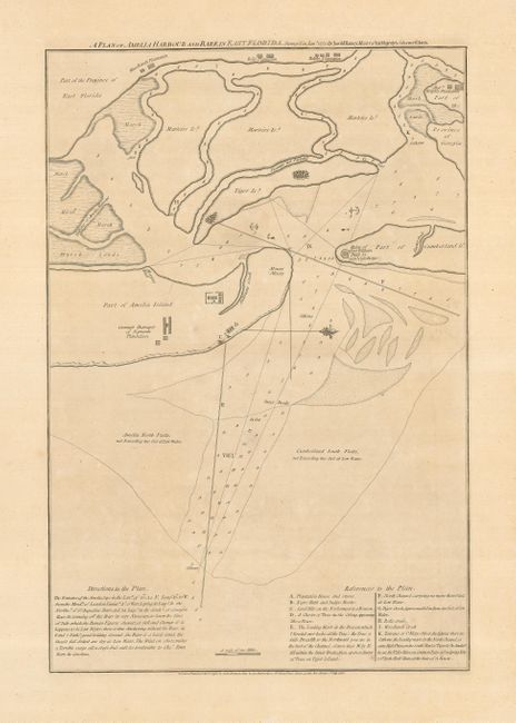 A Plan of Amelia Harbour and Barr, in East Florida