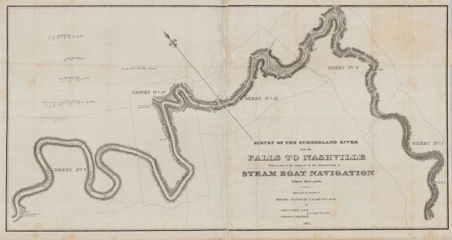 Survey of the Cumberland River from the Falls to Nashville with a view to the removal of the obstructions to Steam Boat Navigation between those points