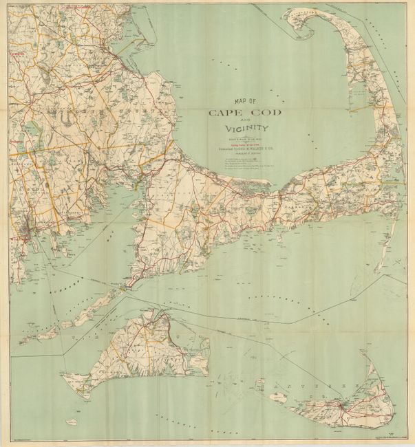 Map of Cape Cod and Vicinity