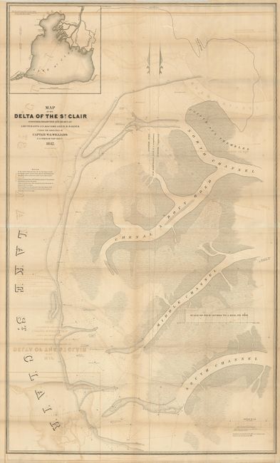 Map of the Delta of the St. Clair