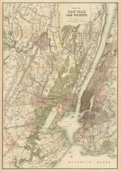 Map of New York and Vicinity [and] Map of the City of New York