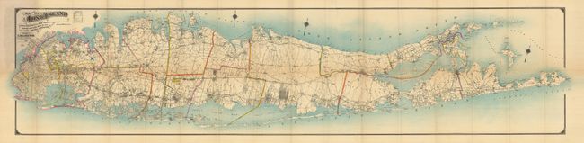 Hyde's Pocket Map of Long Island