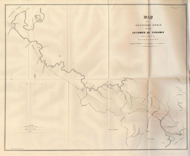 Map of a Carriage Road in the Isthmus of Panama Drawn by Order of the Government