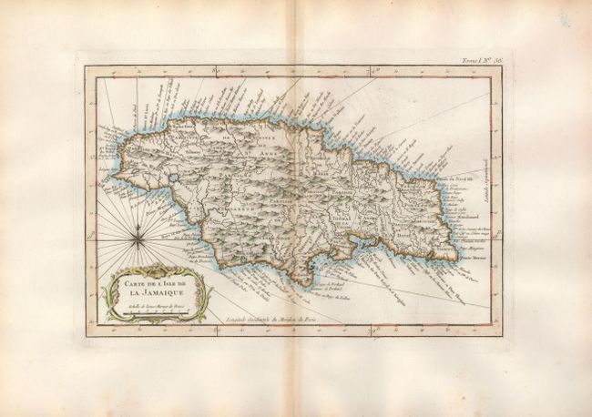 Carte de l'Isle de la Jamaique