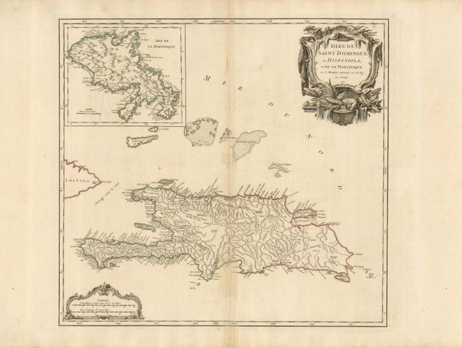 Isles de Saint Domingue ou Hispaniola, et de la Martinique