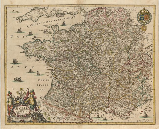 Galliae, Nova et Accurata Descriptio Vulgo Royaume de France