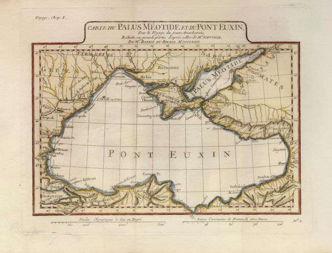 Carte du Palus Meotide et du Pont Euxin