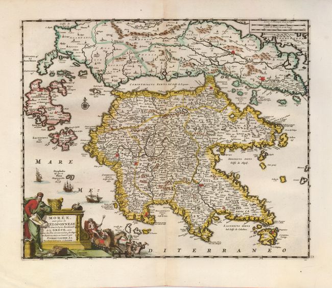 Moree, Autrefois le Peloponnese, Presqu 'ile dans la Partie Meridionale da la Grece…