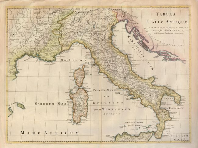 Tabula Italiae Antiquae in Provincias et Populos Divisa