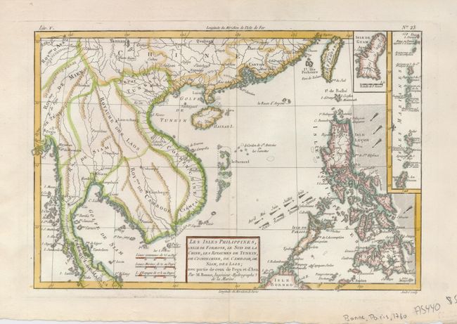Les Isles Philippines, celle de Formose, le Sud de la Chine, les Royaumes de Tunkin, de Cochinchine, de Camboge, de Siam, des Laos; avec Partie de Ceux de Pegu et d'Ava