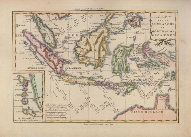 Kaart van de Sundasche en Moluksche Eilanden
