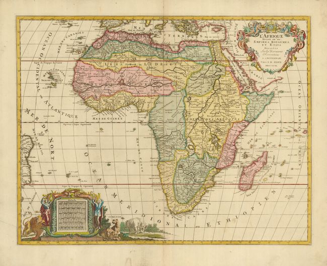 L'Afrique Divisee en ses Empires, Royaumes, et Etats
