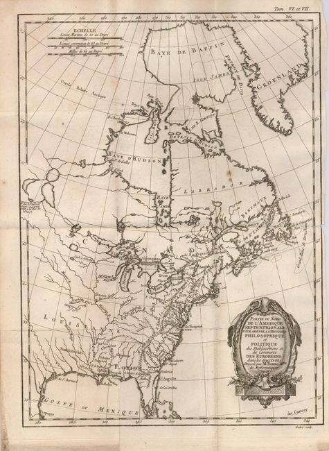 Partie du Nord de l'Amerique Septentrionale pour Servir a l'Histoire Philosophique et Politique