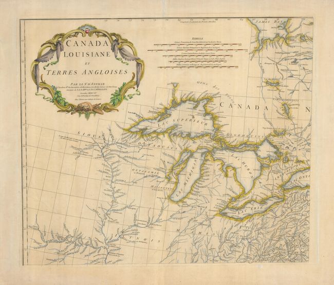 Canada Louisiane et Terres Angloises