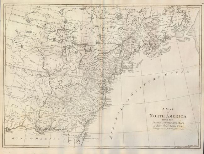 A Map of North America from the Latest Surveys and Maps