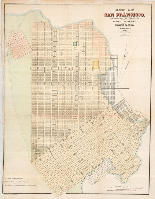 Official Map of San Francisco, Compiled from the Field Notes of the Official Re-Survey