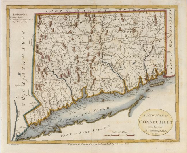 A New Map of Connecticut from the Best Authorities