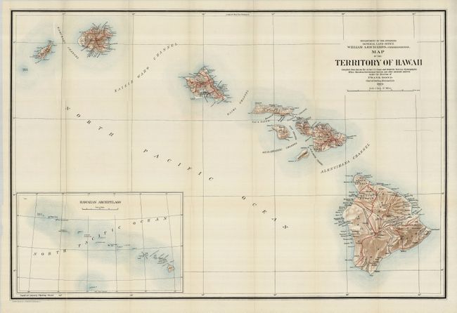 Map of the Territory of Hawaii