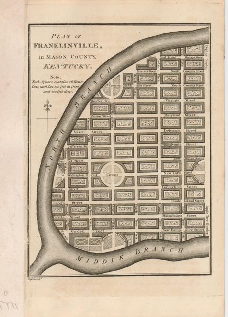 Plan of Franklinville, in Mason County, Kentucky