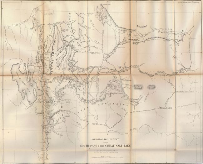 Sketch of the Country between South Pass & The Great Salt Lake