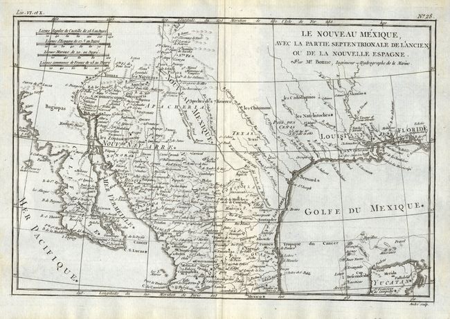 Le Nouveau Mexique avec la partie Septentrionale de l'Ancien, ou de la Nouvelle Espagne