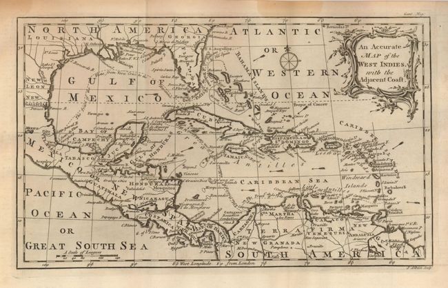 An Accurate Map of the West Indies, with the Adjacent Coast