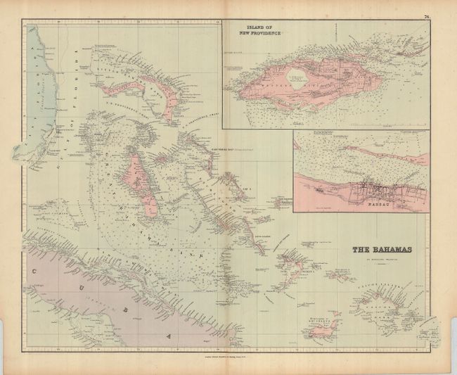 The Bahamas on Mercator Projection