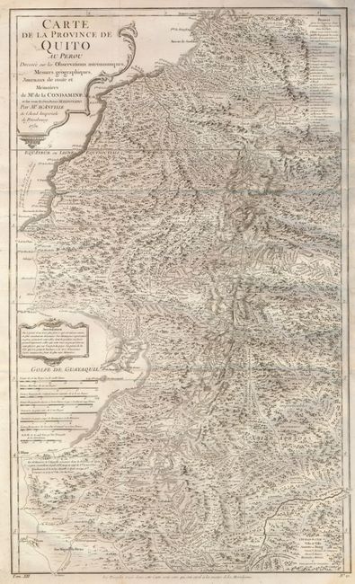 Carte de la Province de Quito au Perou